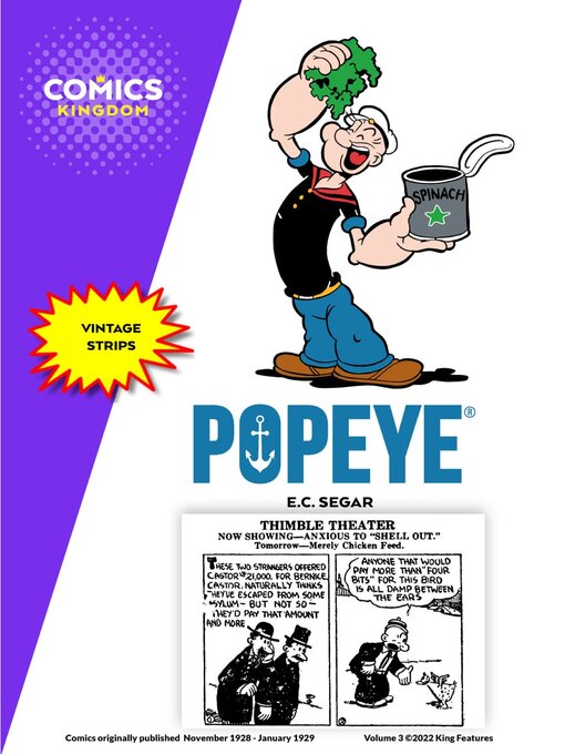 Title details for Popeye by Hearst Holdings Inc., King Features Syndicate Division - Available